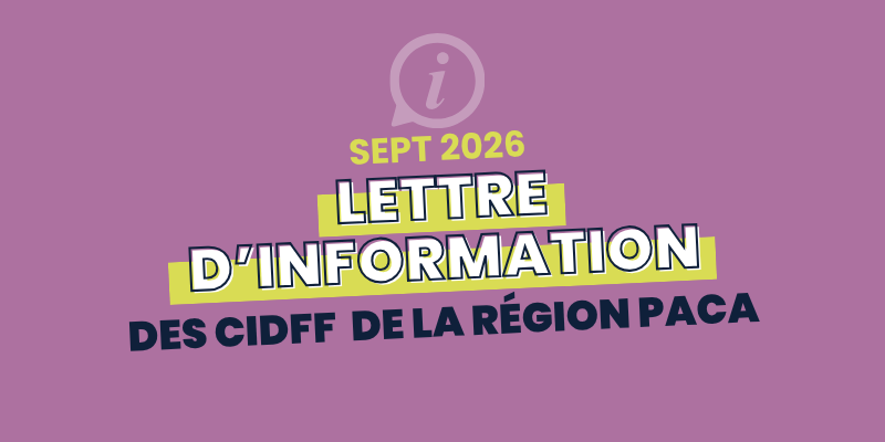 Actu Lettre information CIDFF PACA